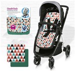 Ficha técnica e caractérísticas do produto Almofada para Carrinho de Bebê Comfi Cush Triângulos - Clingo