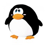 Ficha técnica e caractérísticas do produto Almofada Pinguim - Tommy - Buba