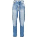 Ficha técnica e caractérísticas do produto Amapô Calça Mom Jeans 'Kyoto' - Azul