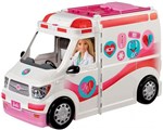 Ficha técnica e caractérísticas do produto Ambulância e Hospital Móvel da Barbie - Veículo Playset - Mattel
