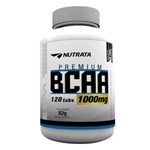 Ficha técnica e caractérísticas do produto Aminoácido BCAA 1000mg Nutrata Suplementos - Sem Sabor - 120 Comprimidos