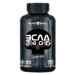 Aminoácido BCAA 2400 Caveira Preta 400 Tabs - Black Skull - Natural