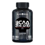 Ficha técnica e caractérísticas do produto Aminoácido Bcaa 2400mg - 200 Cápsulas - Black Skull