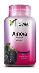 Ficha técnica e caractérísticas do produto Amora 500mg ( Menopausa ) - 60 Cápsulas - Fitoway