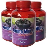 Ficha técnica e caractérísticas do produto Amora Miura 500mg 120 Cápsulas (Kit 3 Unidades) - Fitoline