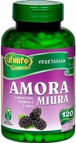 Ficha técnica e caractérísticas do produto Amora Miura com Vitaminas 500mg 60 Cápsulas - Unilife