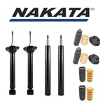 Ficha técnica e caractérísticas do produto Amortecedor Gol - Kit 4 Amortecedores Gol G3 e G4 Nakata + Coxins + Kits (batentes e Coifas)