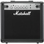 Ficha técnica e caractérísticas do produto Amplificador Marshall MG15CF Carbon Fibre - Combo para Guitarra 15w 1x8"