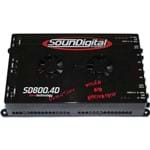 Ficha técnica e caractérísticas do produto Amplificador Sd800.4d Evo 4x200w Rms 4ohms Soundigital