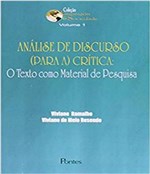 Ficha técnica e caractérísticas do produto Analise de Discurso (para A) Critica - Pontes