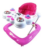 Ficha técnica e caractérísticas do produto Andador Bebê Infantil Musical Baby Style - ROSA