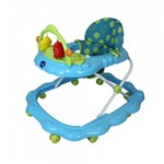 Ficha técnica e caractérísticas do produto Andador de Bebê Musical Hoop com Brinquedos Color Baby Azul