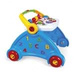 Ficha técnica e caractérísticas do produto Andador Didatico Azul Brinquedo Infantil Poliplac