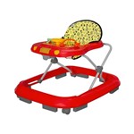 Ficha técnica e caractérísticas do produto Andador Infantil de Bebê Safari Vermelho - Tutty Baby - Tutti Baby