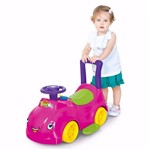 Ficha técnica e caractérísticas do produto Andador Infantil Rosa C/ Som Cotiplas Brinquedos Menina Bebe