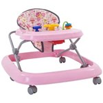 Ficha técnica e caractérísticas do produto Andador Infantil Rosa Tutti Baby Menina Até 15Kg Princesa