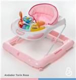 Ficha técnica e caractérísticas do produto Andador para Bebê Torin Rosa - Galzerano