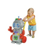 Ficha técnica e caractérísticas do produto Andador Robô Vermelho com Atividades Luzes e Sons - Magic Toys