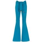 Ficha técnica e caractérísticas do produto Andrea Bogosian Calça Jeans Flare - Azul