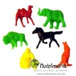 Ficha técnica e caractérísticas do produto Animais Zoo - Mini Brinquedos - Cores Sortidas - Pacote 20 Unidades