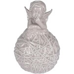 Ficha técnica e caractérísticas do produto Anjo Decorativo de Ceramica - Btc Decor