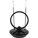 Ficha técnica e caractérísticas do produto Antena de TV Interna Digital FM/UHF/VHF/HDTV AL1000 - Intelbras