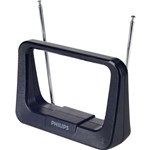 Ficha técnica e caractérísticas do produto Antena Digital Interna HDTV UHF VHF FM Preta SDV1126X/55 Philips