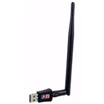 Ficha técnica e caractérísticas do produto Antena Receptora Wireless Wifi USB 600 Mbps para Pc - Expressoale