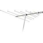 Ficha técnica e caractérísticas do produto Antena TV Digital Externa Aquário Log Periódica LVU-12 - VHF/UHF/HDTV/FM