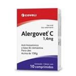 Ficha técnica e caractérísticas do produto Anti-Histamínico Coveli Alergovet C para Cães e Gatos - 10 Comprimidos 1,4mg