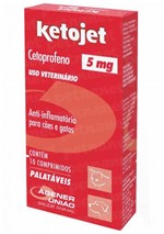 Ficha técnica e caractérísticas do produto Anti-Inflamatório Agener União Ketojet 5mg 10 Comprimidos