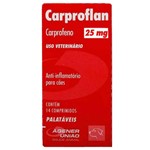 Ficha técnica e caractérísticas do produto Anti-inflamatório Carproflan 25 Mg - 14 Comprimidos - Agener União