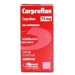 Ficha técnica e caractérísticas do produto Anti-inflamatório Carproflan 75 Mg 14 Comprimidos