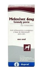 Ficha técnica e caractérísticas do produto Anti-Inflamatório Duprat Meloxivet 6mg Blister 10 Comprimidos