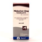 Ficha técnica e caractérísticas do produto Anti-Inflamatório e Analgésico Meloxivet 6 Mg 10 Comprimidos