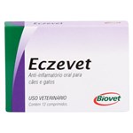Ficha técnica e caractérísticas do produto Anti-inflamatório Eczevet Biovet C/ 12 Comprimidos