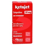 Ficha técnica e caractérísticas do produto Anti-inflamatório Ketojet 20 Mg - 10 Comprimidos - Agener União