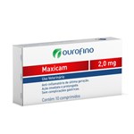 Ficha técnica e caractérísticas do produto Anti-inflamatório Ouro Fino Maxicam 2mg - 10 Comprimidos - Ourofino