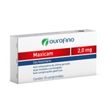 Ficha técnica e caractérísticas do produto Anti-inflamatório Ouro Fino Maxicam Plus 2,0mg - 10 Comprimidos - Ourofino