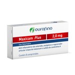 Ficha técnica e caractérísticas do produto Anti-inflamatório Ouro Fino Maxicam Plus 2mg - 8 Comprimidos - Ourofino
