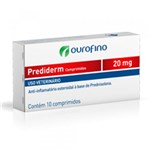 Ficha técnica e caractérísticas do produto Anti-inflamatório Prediderm Comprimidos 20Mg - 10 Comprimidos - Ourofino