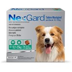 Ficha técnica e caractérísticas do produto Anti Pulgas e Carrapatos NexGard para Cães de 10,1 a 25 Kg - 1 Tablete