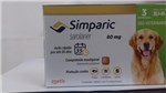 Ficha técnica e caractérísticas do produto Anti Pulgas Simparic 20,1kg a 40kg - 03 Comprimidos - Zoetis
