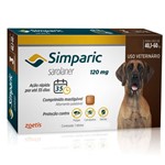 Ficha técnica e caractérísticas do produto Anti-pulgas Simparic 120 Mg - Cães 40,1 a 60Kg - 1 Unidade