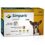 Ficha técnica e caractérísticas do produto Anti-pulgas Simparic 5 Mg - Cães 1,3 a 2,5 Kg - 1 Unidade