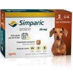 Ficha técnica e caractérísticas do produto Anti Pulgas Zoetis Simparic 20 Mg Para Cães 5,1 A 10 Kg - 3 Comprimidos