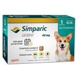 Ficha técnica e caractérísticas do produto Anti Pulgas Zoetis Simparic 40 Mg para Cães 10 a 20 Kg 1Cp