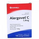 Ficha técnica e caractérísticas do produto Antialergico Alergovet C 1,4mg - Coveli