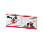 Ficha técnica e caractérísticas do produto Antibiótico Bayer Baytril Flavour 15mg 10 Comprimidos