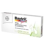 Ficha técnica e caractérísticas do produto Antibiótico Bayer Baytril Flavour 15mg - 10 Comprimidos